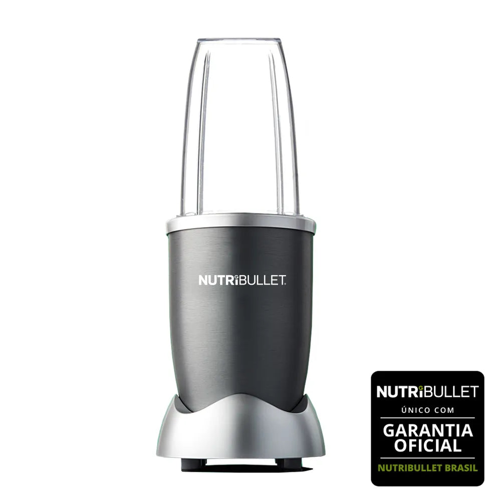 Nutribullet 600W Cinza - Liquidificador Individual Blender E Extrator De Nutrientes