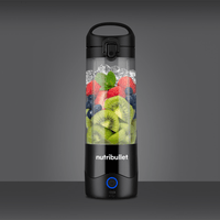 Liquidificador Blender Portátil Nutribullet Recarregável Bivolt Preto
