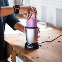 Liquidificador Individual Blender Nutribullet Magic Bullet 200W Cinza (127v)- 7 Itens